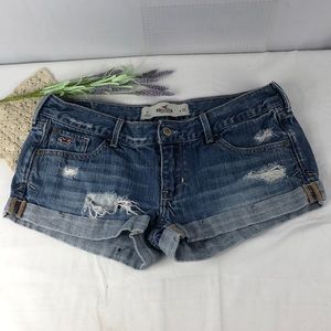 Juniors HOLLISTER denim shorts sz3 / w26